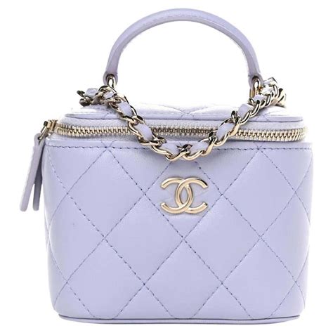 chanel lambskin light purple.